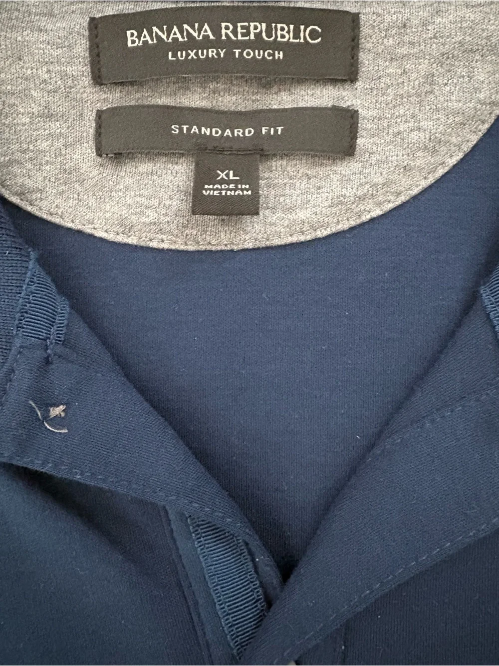 Banana Republic Men's Navy Performance Polo